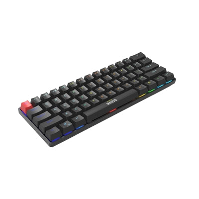 Marvo Scorpion KG933G Saber 61 Wired Mechanical RGB 60% UK Layout Gaming Keyboard (Black)