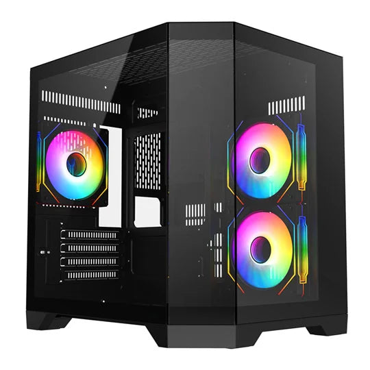 Gaming PC | AMD Ryzen 9 5900x + RTX 3060 8GB VRAM | 16GB RAM DDR4 + 1 TB SSD | Black Case