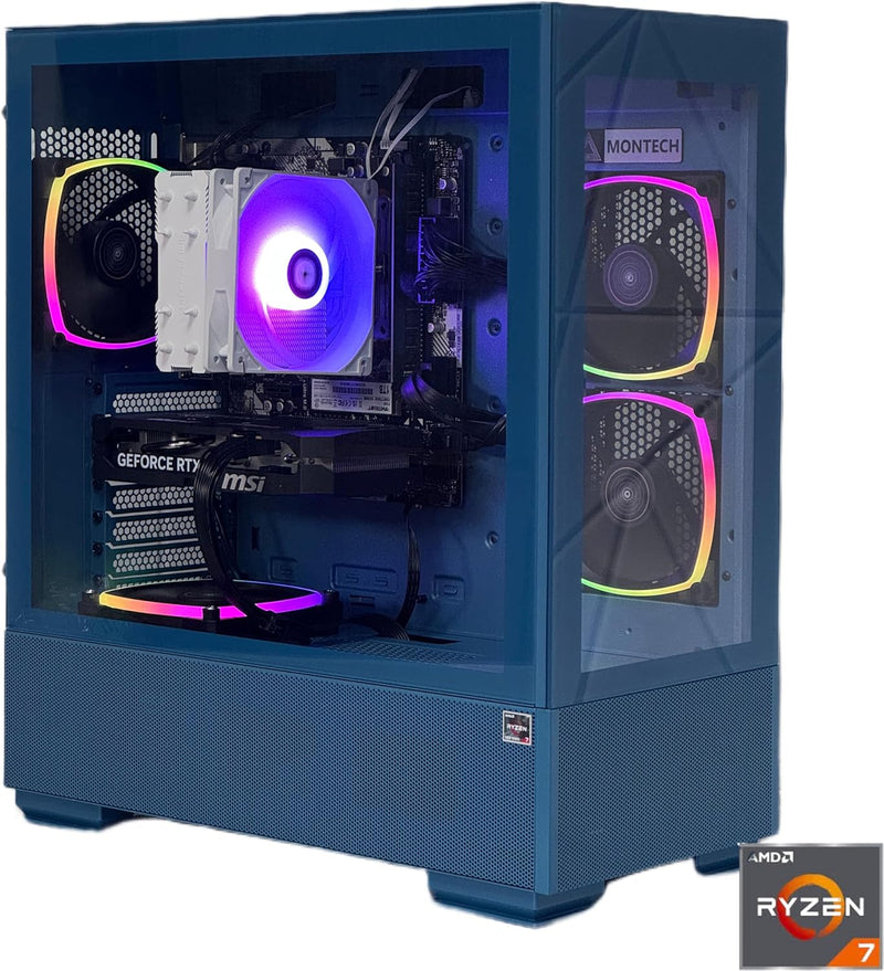 Blue Gaming PC, AMD Ryzen 9 5900X, RTX 5060 8GB, 32GB RAM, 1TB SSD, Windows 11 Pro