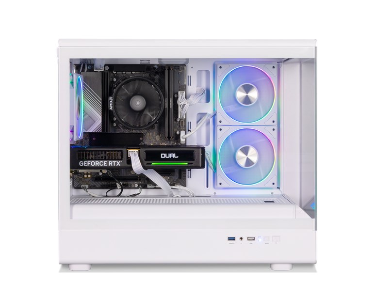 Gaming PC | AMD Ryzen 7 5700x + RTX 2060 | 512GB SSD + 16GB RAM DDR4 - White or Black Case