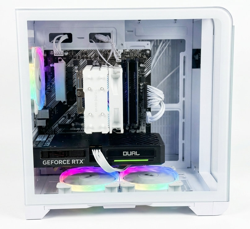 White Gaming PC | AMD Ryzen 9 3900x | RTX 5060 8GB | 32GB RAM | 1TB SSD | Wi-Fi