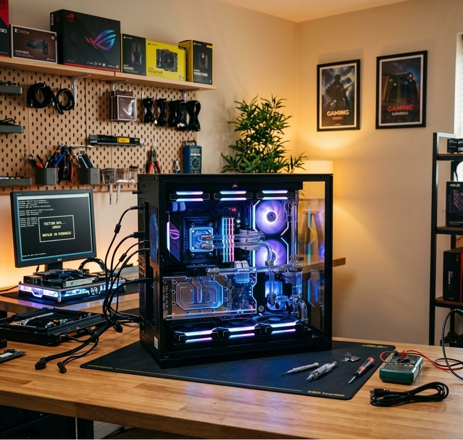 Gaming PC Ryzen 5 5500GT + 16 GB RAM + GTX 1660 Super 6GB 512GB