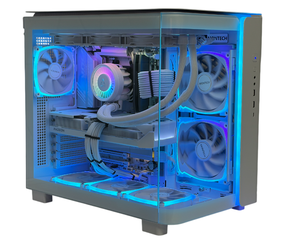 Ultra White Gaming PC | Ryzen 7 9800X3D | RX 9070 XT 16GB | 32GB DDR5 | 2TB SSD