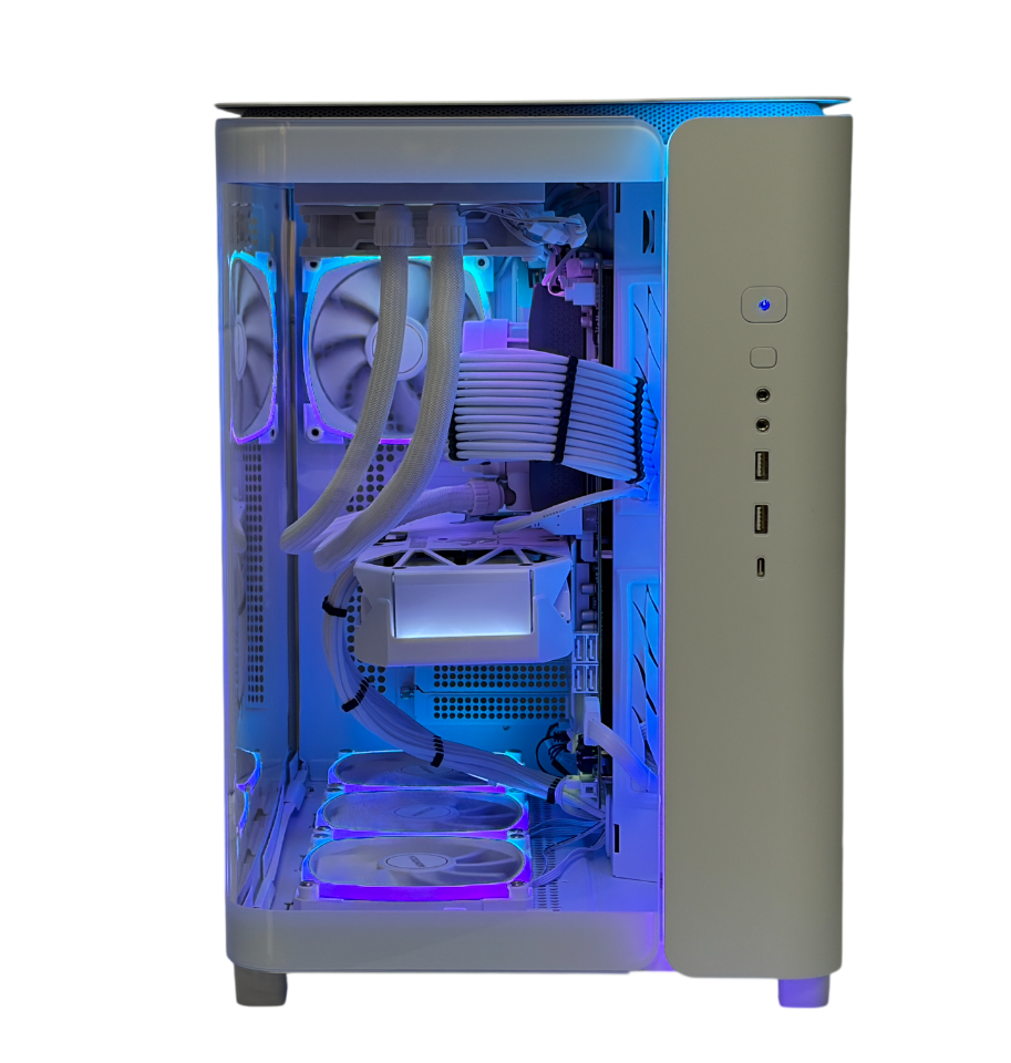 Ultra White Gaming PC | Ryzen 7 9800X3D | RX 9070 XT 16GB | 32GB DDR5 | 2TB SSD