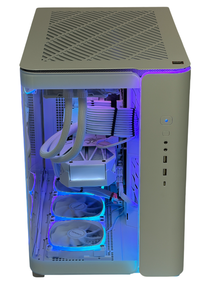 Ultra White Gaming PC | Ryzen 7 9800X3D | RX 9070 XT 16GB | 32GB DDR5 | 2TB SSD
