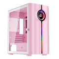 Gaming PC - AMD Ryzen 5 5500 + GTX 1660 Super + 32GB RAM, 512GB SSD Pink Case