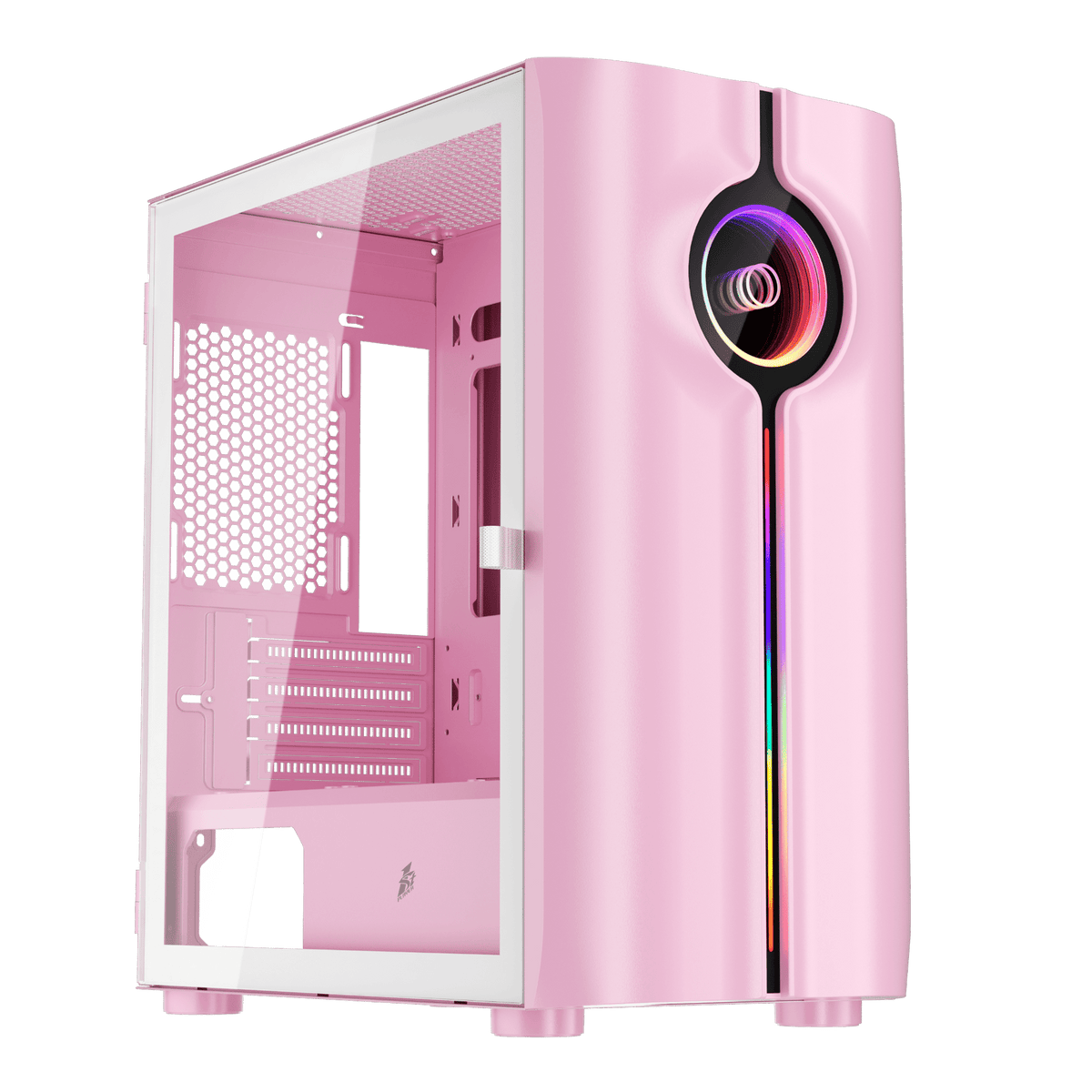 Gaming PC - AMD Ryzen 5 5500 + GTX 1660 Super + 32GB RAM, 512GB SSD Pink Case