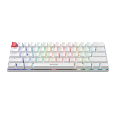 Marvo Scorpion KG933G Saber 61 Wired Mechanical RGB 60% UK Layout Gaming Keyboard (Black)
