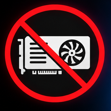 NO GPU