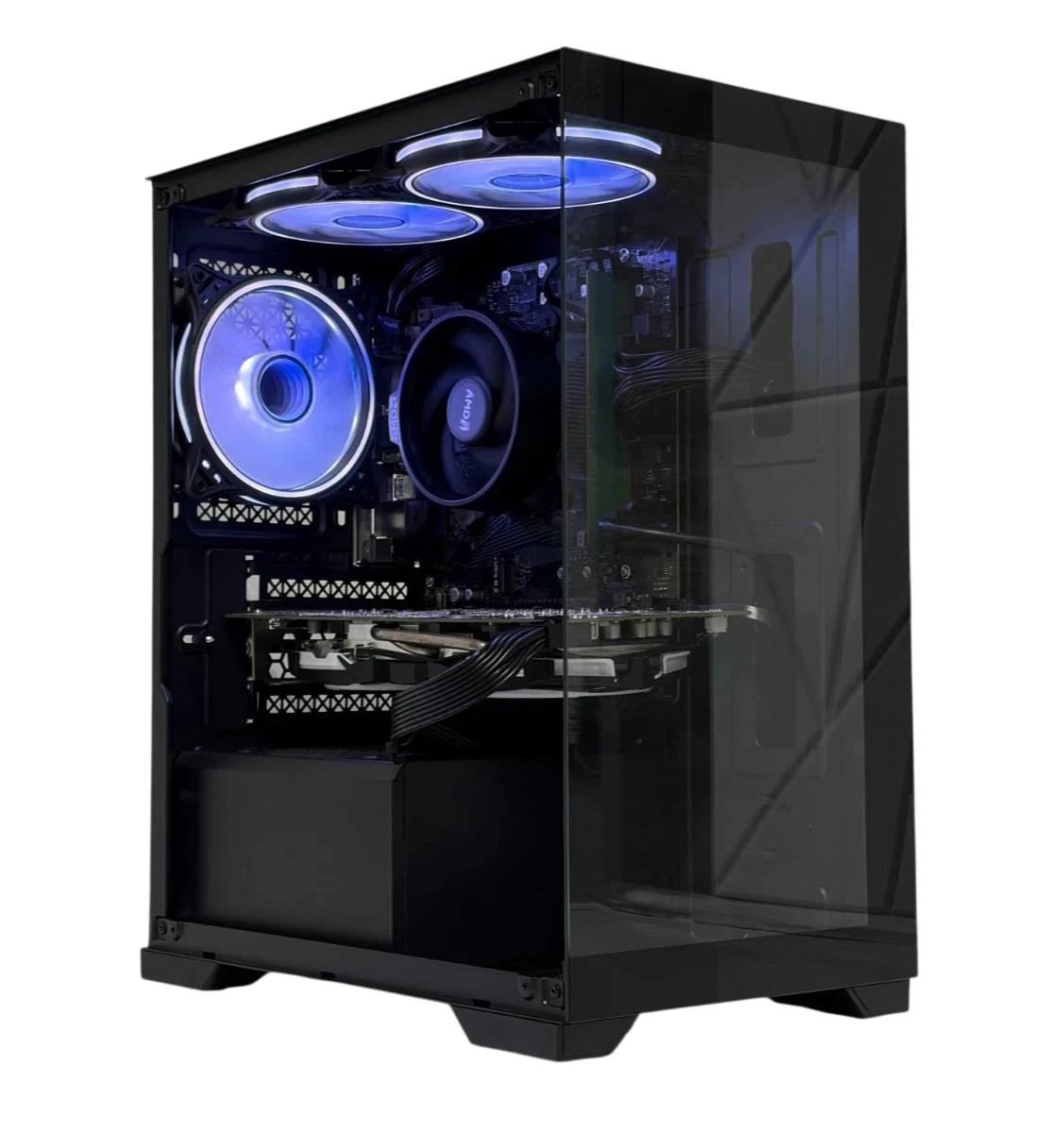 Gaming PC Ryzen 5 5500GT + 16 GB RAM + GTX 1660 Super 6GB 512GB SSD (Black)