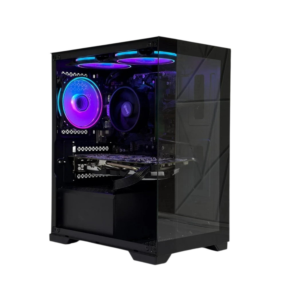 Gaming PC Ryzen 5 5500GT + 16 GB RAM + GTX 1660 Super 6GB 512GB SSD (Black)