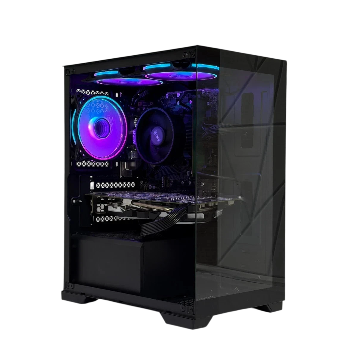 Gaming PC Ryzen 5 5500GT + 16 GB RAM + GTX 1660 Super 6GB 512GB SSD (Black)
