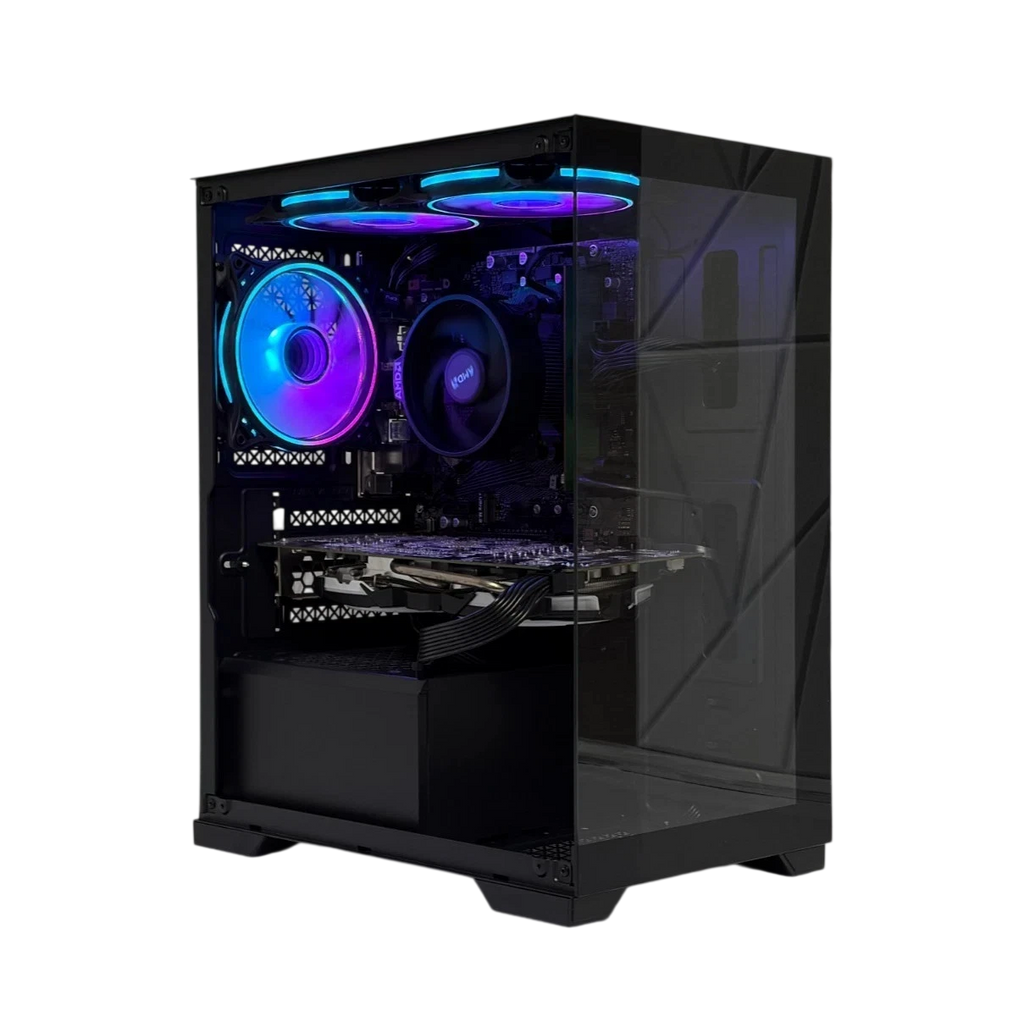 Gaming PC Ryzen 5 5500GT + 16 GB RAM + GTX 1660 Super 6GB 512GB SSD (Black)