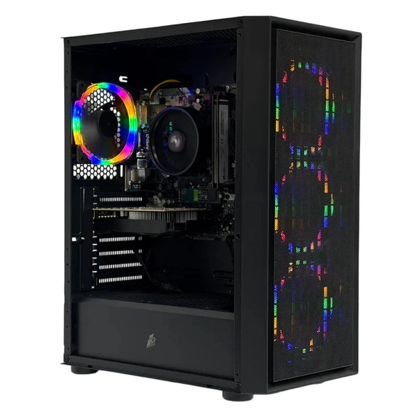 Go6 Gaming Computer, AMD Ryzen 3 3200G 4-Core 4.0GHz, 8GB, 256GB SSD +GTX 1050Ti