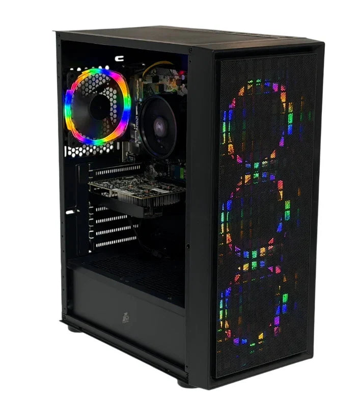 Go6 Gaming Computer, AMD Ryzen 3 3200G 4-Core 4.0GHz, 8GB, 256GB SSD +GTX 1050Ti