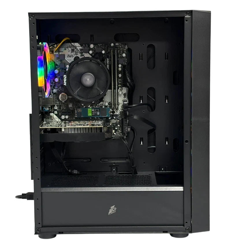 Go6 Gaming Computer, AMD Ryzen 3 3200G 4-Core 4.0GHz, 8GB, 256GB SSD +GTX 1050Ti