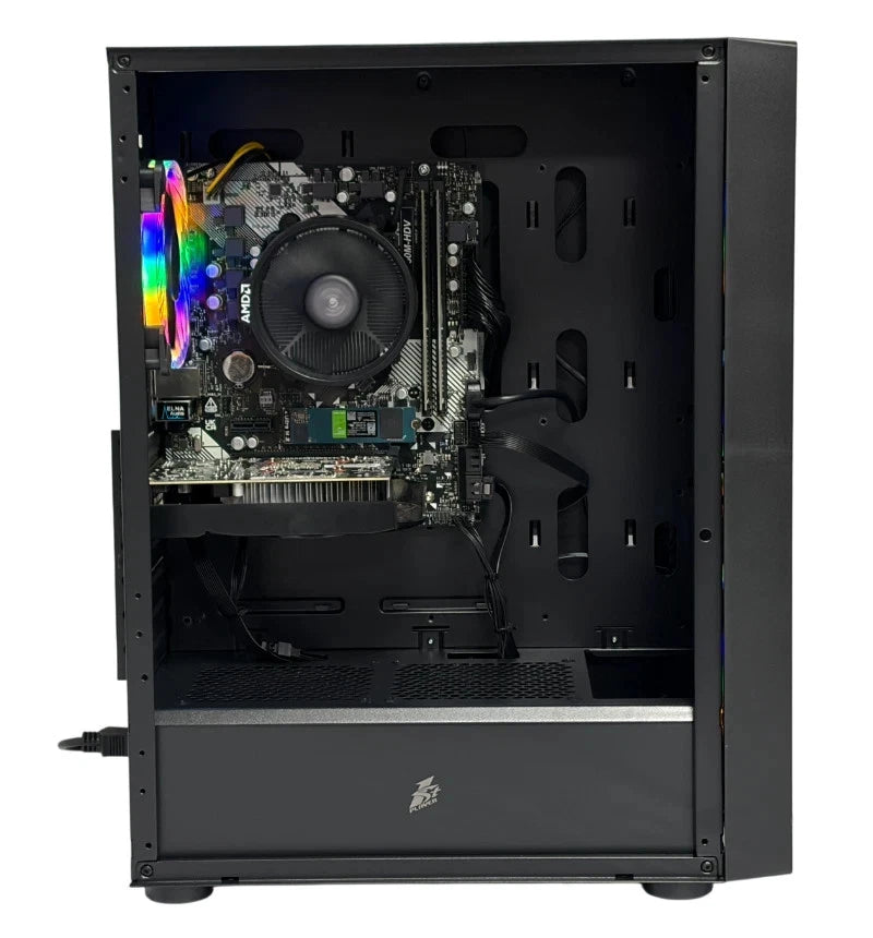 Go6 Gaming Computer, AMD Ryzen 3 3200G 4-Core 4.0GHz, 8GB, 256GB SSD +GTX 1050Ti