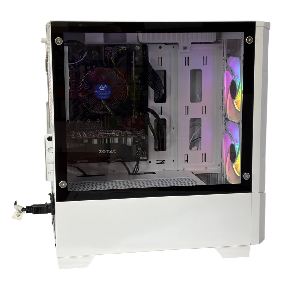 Gaming PC, Intel Core i3-8100 + GTX 1050Ti 4GB, 8GB RAM + 256GB SSD - Win 11 Pro